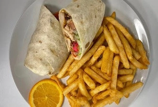 Delicious chicken bacon ranch wrap in Saskatoon, SK